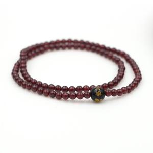 에르모사 젬스톤 G097_108주 가넷 연꽃 아미타불 4mm(염주 불교)