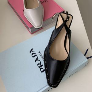 설세라 / 스티치 스퀘어 슬링백 힐