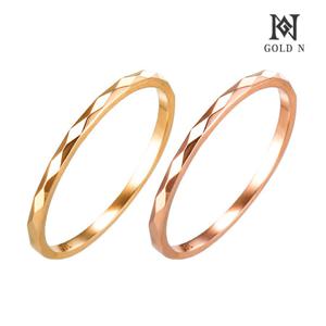 골드앤 18K 리얼컷팅 반지