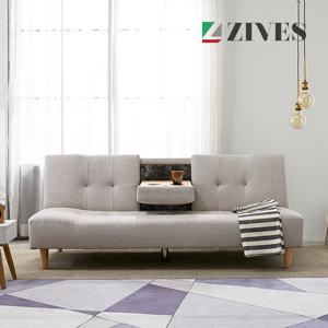 [지베스] 밀레 가죽 3인용 접이식 소파베드