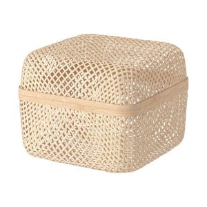 이케아 SMARRA 스마라 수납함+뚜껑30x30x23/대나무수납함/보관함