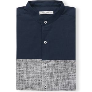 크리스챤 차이나 보카시배색 반팔 와이셔츠 CKST6620