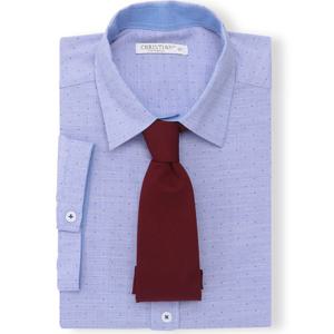 크리스챤 컬러도트 Sky 반팔 와이셔츠 CKST7320