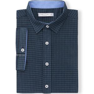 크리스챤 고방체크 반팔 와이셔츠 CKST2120