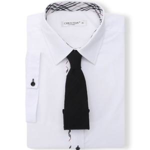 크리스챤 체크배색 반팔 와이셔츠 CKST0020