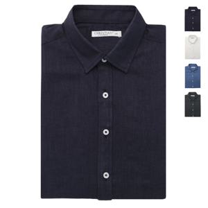 크리스챤 린넨 솔리드 긴팔 와이셔츠 CKST7430