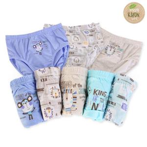 남아동 유아 키즈 주니어 속옷 캐릭터 정글 삼각 5매 팬티