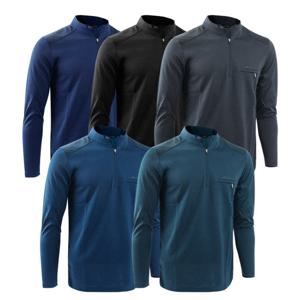 제이케이 국산 사방스판 남성 봄 가을 집업 등산복 기능성 긴팔 티셔츠