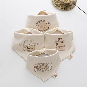 [엠케이] 오가닉 순면 유아 스카프빕 4종1세트 (0-4세) 204088