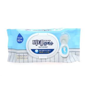 변기에 바로 버리는 물티슈 60매입X2개 화장실용
