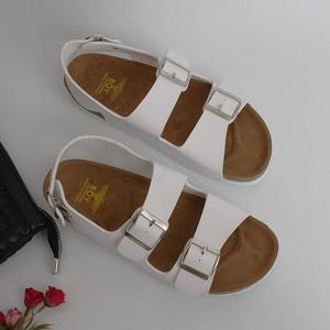 [디자이어로즈][디자이어로즈] 학생샌들 투버클샌들 가죽샌들 캐