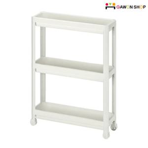 [이케아 직수입]VESKEN 틈새카트/트롤리/이동식선반