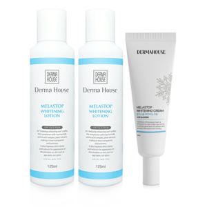[더마하우스] 화이트닝 절약형3종(절로션+절로션+미백크림)/미백 잡티관리
