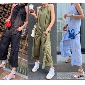 [지에르] 1st 점프수트 ( 스카이블루 / 카키 / 블랙 ) 프리사이즈