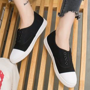 스니커즈 운동화 단화 4컬러 슬립온 여자신발 D313