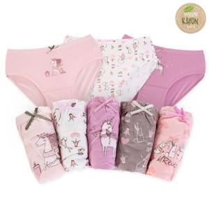 여아동 5매 아동 유아 키즈 주니어 캐릭터 미니콘 삼각 팬티