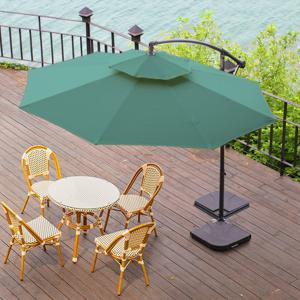 더블탑 폴딩 파라솔 2700+콘크리트 베이스 25kgX2