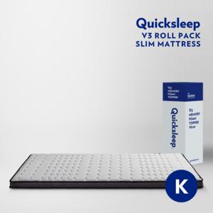 [퀵슬립] V3 메모리폼 슬림매트리스 토퍼 킹(K)