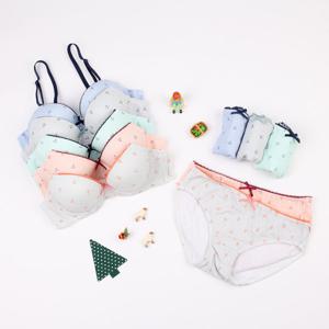 러블리 네비 주니어 3단계 브라팬티세트 J2013-3