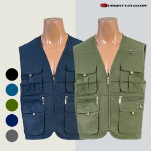 [마운틴가이드]봄 여름 가을 등산복 포켓 등산조끼 KFM-B202-40