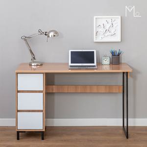 [모로] 비비드 1200 스틸 3단서랍 책상 컴퓨터책상 철제책상