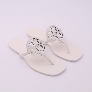 토리버치 밀러 로고 샌들 54600-100 화이트 Miller Logo Sandals