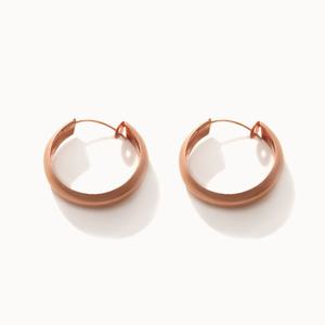 제이로렌 M03373 실버 로즈골드 원터치 링귀걸이