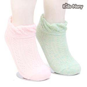 키즈노리]머랭커즈(여) 아동 발목양말 5족/유아양말/아기양말
