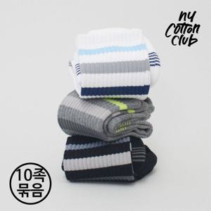 [NY코튼클럽] SM303 남성 링글 스포츠 중목 양말 10족