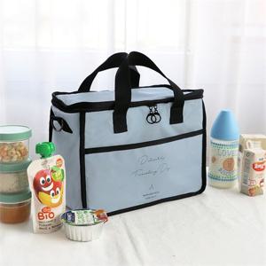 [코니테일]데일리 쿨러백 - 그레이쉬 블루 (아기 이유식 보냉가방 보온 보냉 도시락가방)
