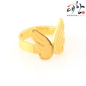 [대한골드]순금 천사날개 돌반지 3.75g 첫돌 백일 돌잔치 선물