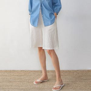 [헤이올리]휴가룩/면마혼방 5부 밴딩팬츠/스피드 린넨 5부 팬츠 PKS066