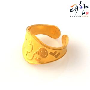 [대한골드]순금 청진기 돌잡이 돌반지 3.75g 돌잔치 선물