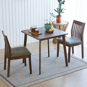 베스트리빙 캔버라 제시 2인(750) 원목 카페 인테리어 식탁세트/의자 2개