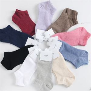 [지앤]주니어숙녀용 베이직스니커즈 발목양말(1족)