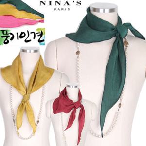 풍기인견_전통문양자카드 삼각스카프(9SS066)