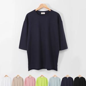 [후앙스] 심플리 슬라브 오버핏 7부티 DMRT1206