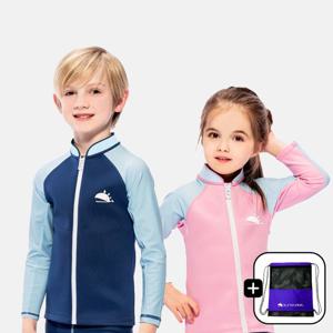 [썬글레이드] 체온보호 네오프렌 래시가드 집업 자켓 수영복