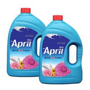 아토세이프 밀크코튼 고농축 섬유유연제 에이프릴향 3.06L 2개