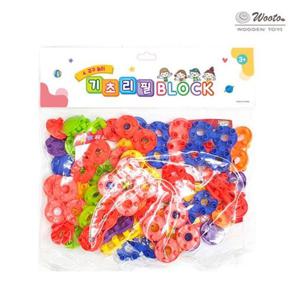 [우토 토이즈] 기초 리필 블럭 공구놀이 (퍼즐 블록) 도형 놀이