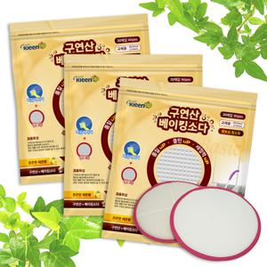 구연산베이킹소다 베이직 원형물걸레청소포 3팩+벨크로패드1set