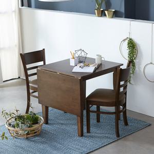 베스트리빙 공간활용 접이식 메드퍼드 캘빈 2인 확장형 식탁세트/의자2개