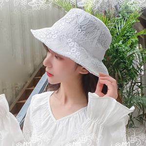 리프와이어 버킷햇 여름 여성 밀짚모자 썬캡 벙거지