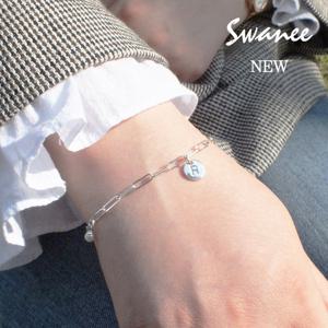 스와니 이니셜 문스타 실버 팔찌 (R057000B/SILVER)