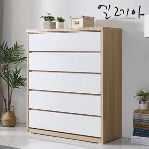 엘레아 멜론 광폭 1200 5단 서랍장