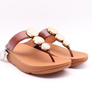 핏플랍 할로 토 통 샌들 I42-552 코냑