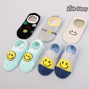 키즈노리] 마일톡톡 양말덧신 5족/유아/아동/아기/어린이/여름