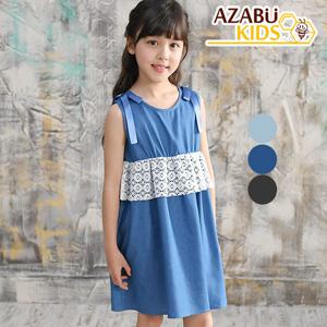 [아자브키즈] 메이린 레이스 원피스 여름 여아 아동 민소매
