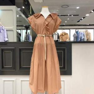 [쥬크] 프릴포인트 캡소매 원피스 (Z2O2MSE070)