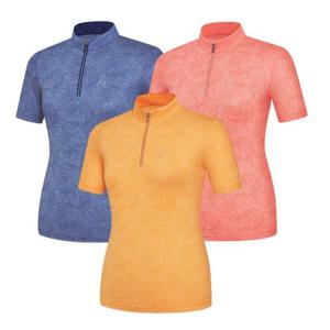 콜핑 여성 여름 하이쿨 등산 냉감 집업 반팔 티셔츠